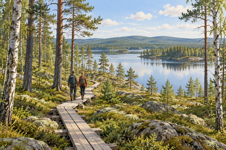 National parks in Finland — illustration