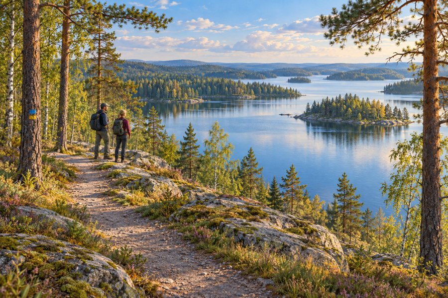 National parks in Eastern Finland — illustration