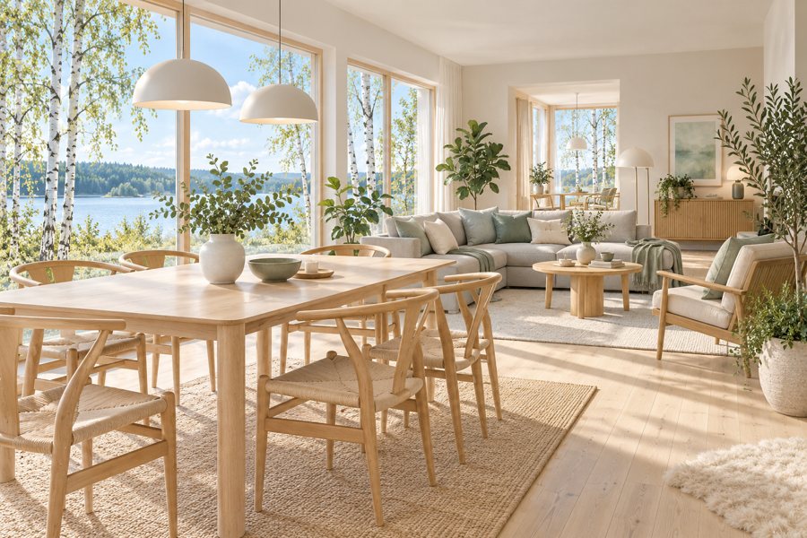 Furniture stores in Finland — illustration