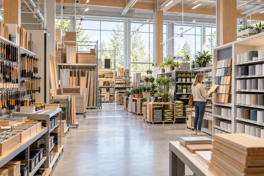 Goods for construction and repair in Finland — illustration