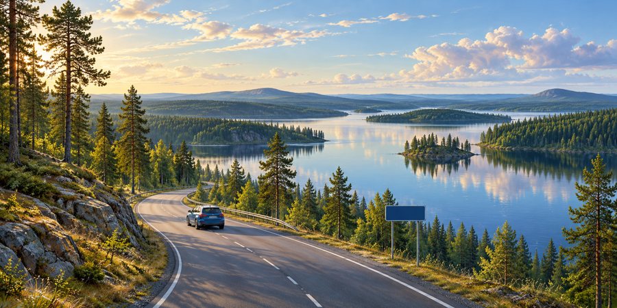 Automobiles in Finland — illustration