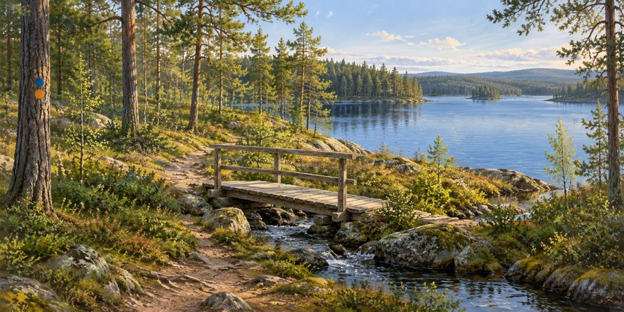 Nature in Finland — illustration